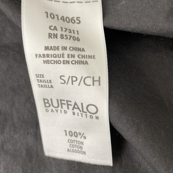 Buffalo David Bitton Women’s Charcoal Lawrence Full Zip Roll Tab Jacket - Small - Picture 6 of 7